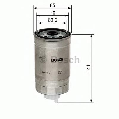 Фільтр тонкого очищення палива Bosch F026402043 ціна, від 33.67 USD
