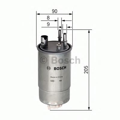 Фільтр тонкого очищення палива Bosch F026402054 ціна, від 35.04 USD