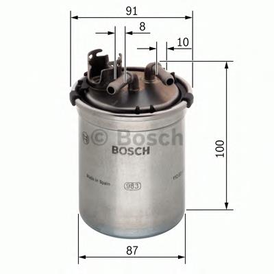 Паливний фільтр F026402056 Bosch