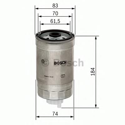 Купити 1457434293 Bosch Фільтр-відстійник палива грубої очистки
