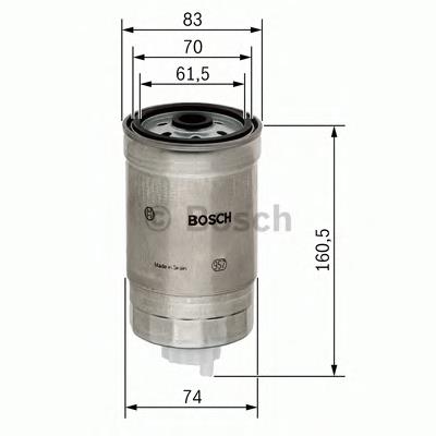 Купити 1457434174 Bosch Фільтр-відстійник палива грубої очистки