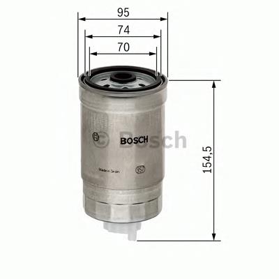 Купити 1457434451 Bosch Фільтр-відстійник палива грубої очистки