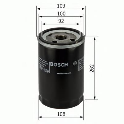 Масляний фільтр двигуна Bosch F026407043 ціна, від 15.91 USD