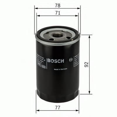 Масляний фільтр F026407017 Bosch