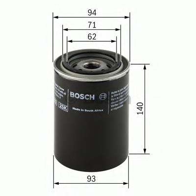 Масляний фільтр P550166 Donaldson