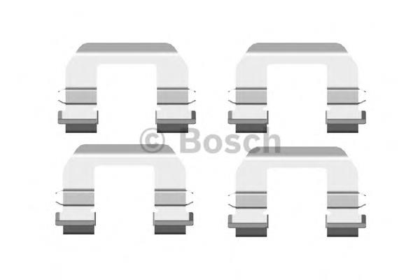 Комплект пружинок кріплення дискових колодок, передніх Bosch 1987474439