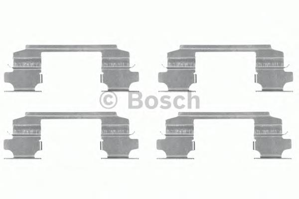 Комплект пружинок кріплення дискових колодок, передніх 1987474436 Bosch