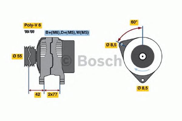 Купити 0123310029 Bosch Генератор