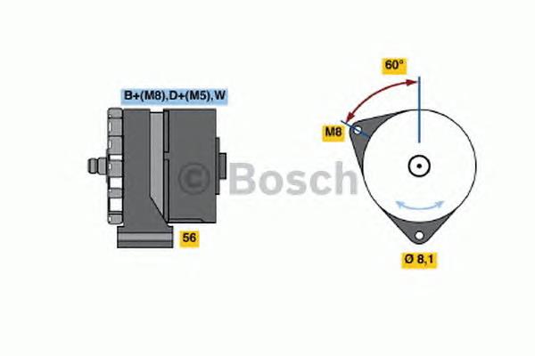 Купити 0120489367 Bosch Генератор