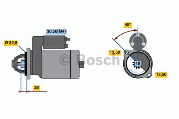 0001369022 Bosch стартер