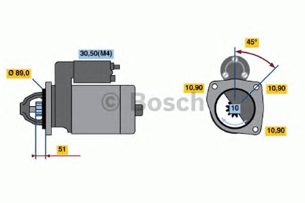 Купити US0845 REMA-PARTS Стартер