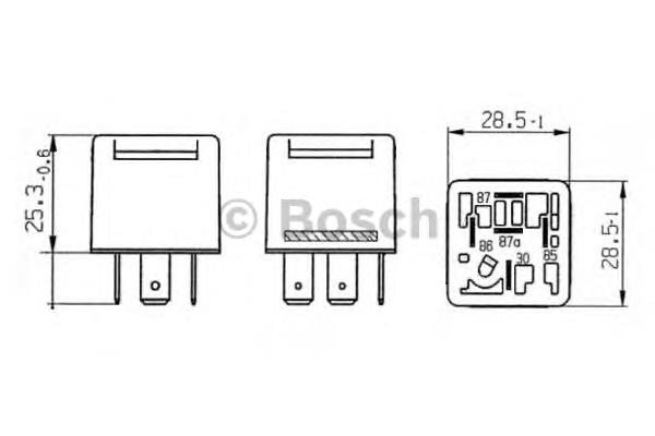 Реле поворотів 0332209201 Bosch