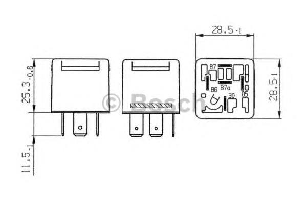 Реле поворотів 0332209202 Bosch