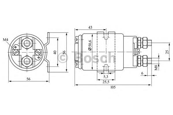 Контактор Bosch 0333009004 ціна, від 26.88 USD