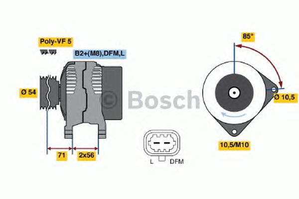 0124425060 Bosch генератор