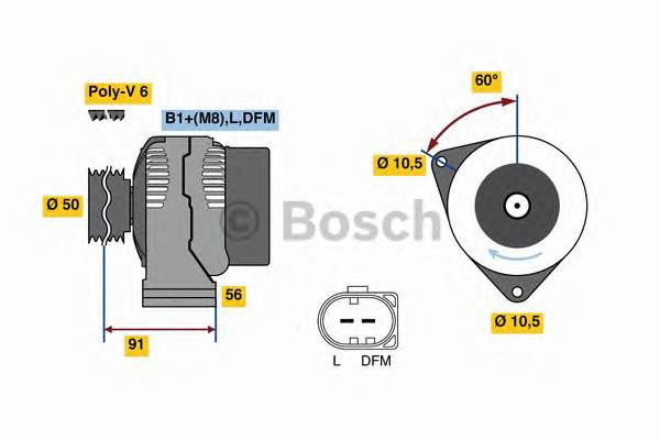 Купити 0124625032 Bosch Генератор