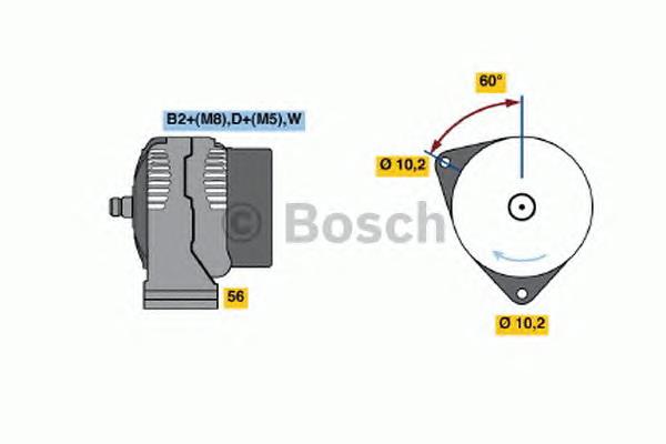 0124615041 Bosch Авто генератор