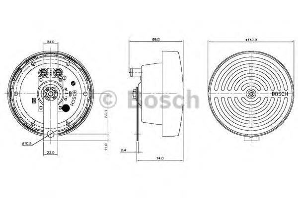Сигнал звукової Bosch 0320223011