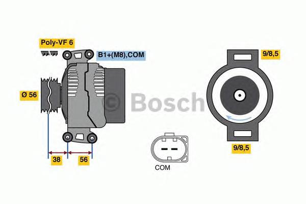0124525226 Bosch Авто генератор