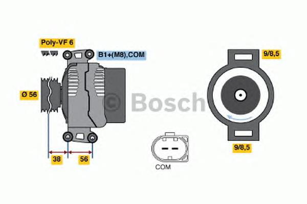 Купити 0124525113 Bosch Генератор