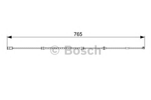 Сигналізатор знос гальмівних колодок Bosch 1987473018 ціна, від 4.12 USD