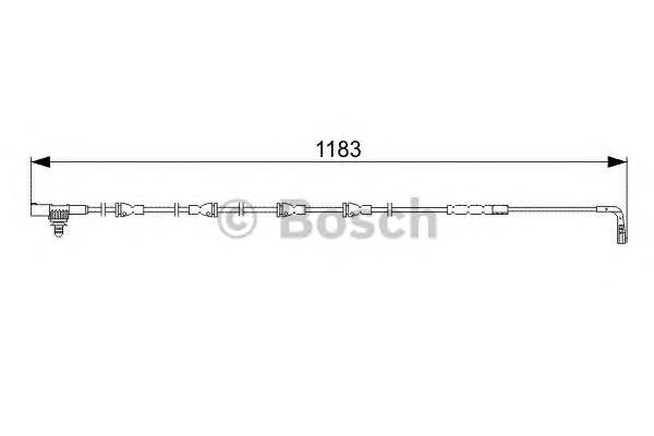Купити 1987473031 Bosch Датчик зносу гальмівних колодок, задній