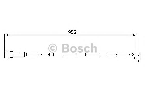 Датчик зносу гальмівних колодок, передній 1987474906 Bosch