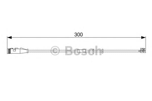 Датчик зносу гальмівних колодок, передній 1987473033 Bosch