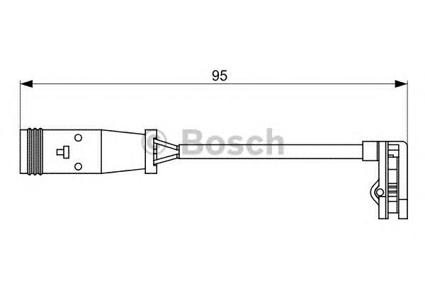 Купити 1987473036 Bosch Датчик зносу гальмівних колодок, задній