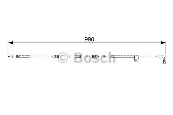 Датчик зносу гальмівних колодок, передній Bosch 1987473049 ціна, від 5.60 USD