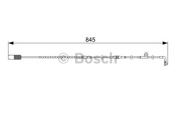 Купити 1987473044 Bosch Датчик зносу гальмівних колодок, задній