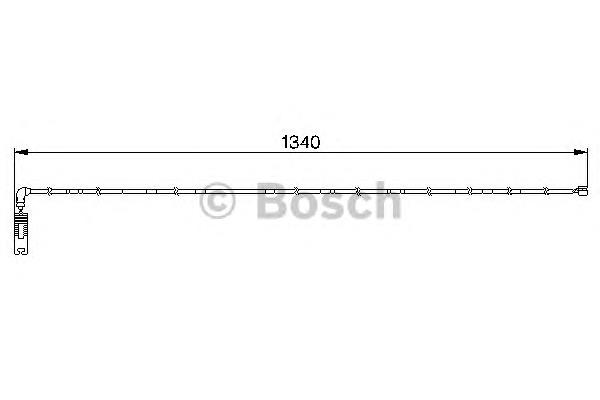 Датчик зносу гальмівних колодок, задній 1987474944 Bosch