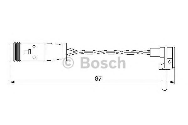 Купити 1987474966 Bosch Датчик зносу гальмівних колодок, задній
