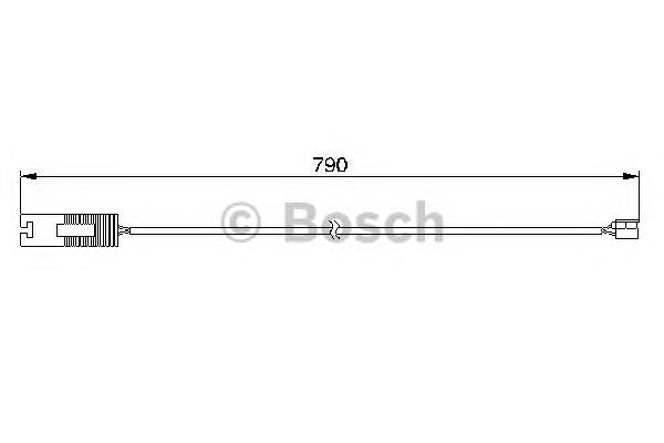 1987474926 Bosch датчик зносу гальмівних колодок, задній