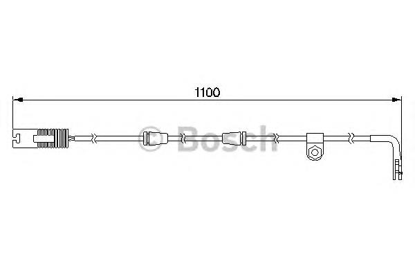 Датчик зносу гальмівних колодок, задній Bosch 1987474942 ціна, від 7.59 USD