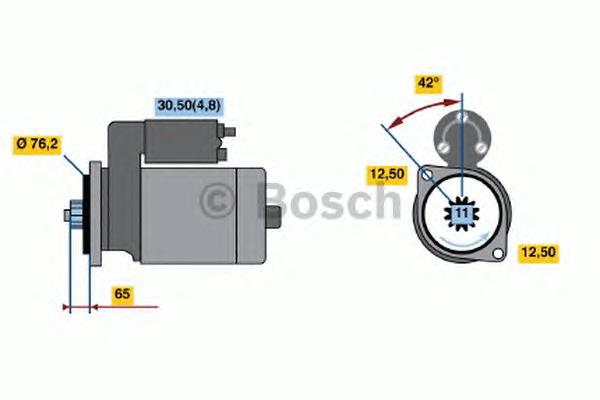 Купити 0001123038 Bosch Стартер