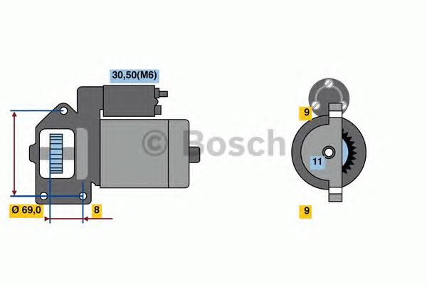 0001148009 Bosch стартер