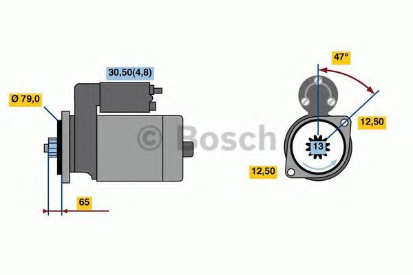 Купити 0001142005 Bosch Стартер