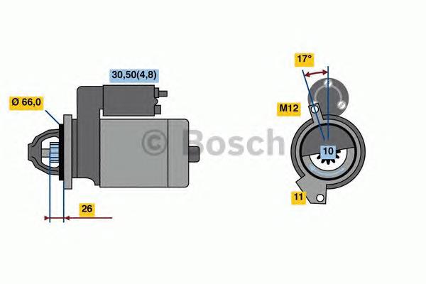 0001139041 Bosch Стартер двигуна