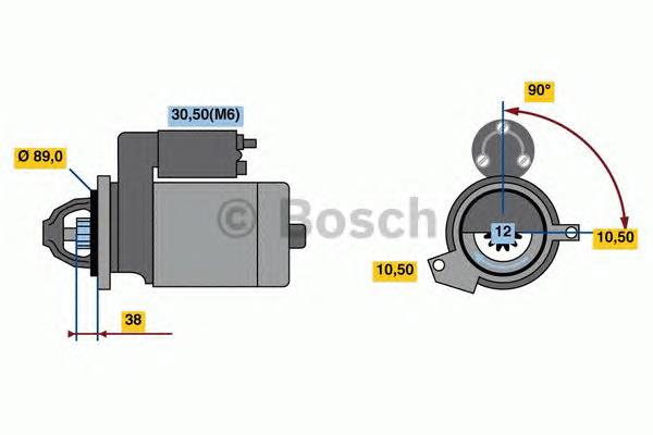 Стартер Bosch 0001139023 ціна, від 100.72 USD