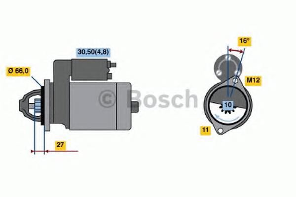 Стартер 0001115082 Bosch