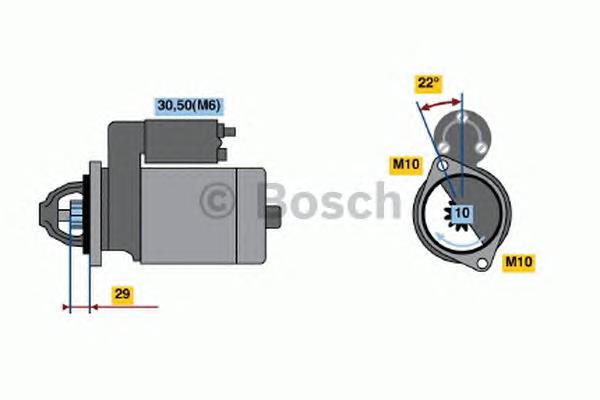 Стартер 0001115049 Bosch