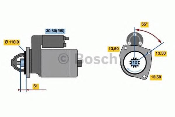 Стартер Bosch 0001241019 ціна, від 180.80 USD