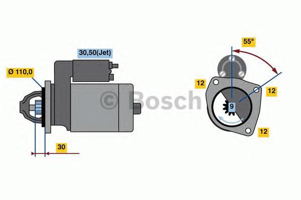 Купити 0001218822 Bosch Стартер