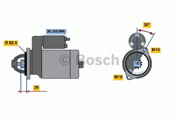 Купити 0001219016 Bosch Стартер
