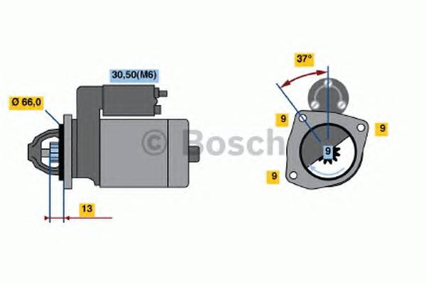 0001107066 Bosch стартер