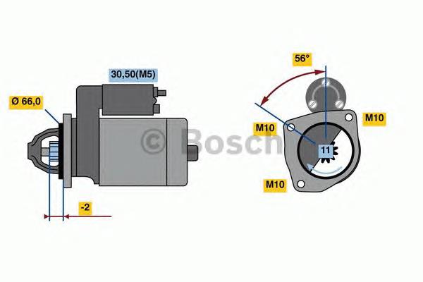 Стартер 0001109364 Bosch