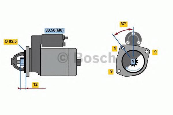 Стартер Bosch 0001108239 ціна, від 36.60 USD