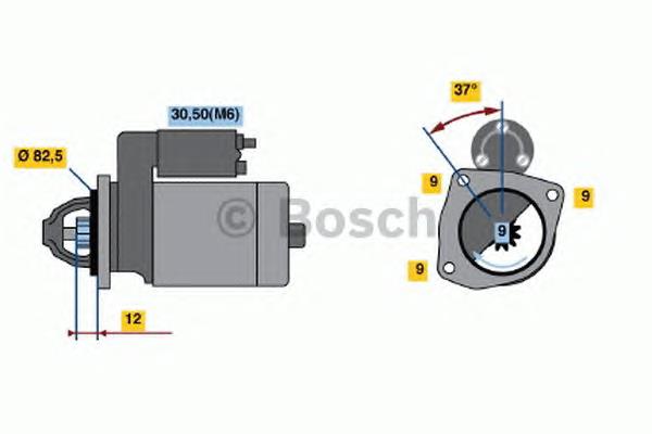 Стартер Bosch 0001108234 ціна, від 36.56 USD