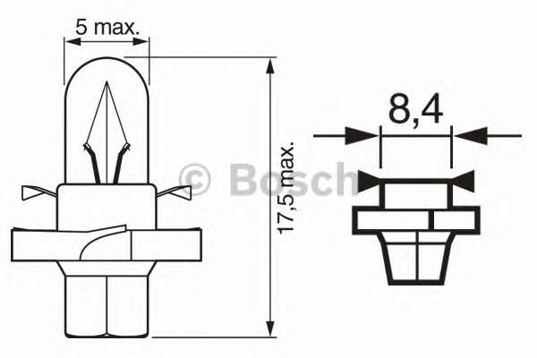 1987302255 Bosch Лампа автомобільна